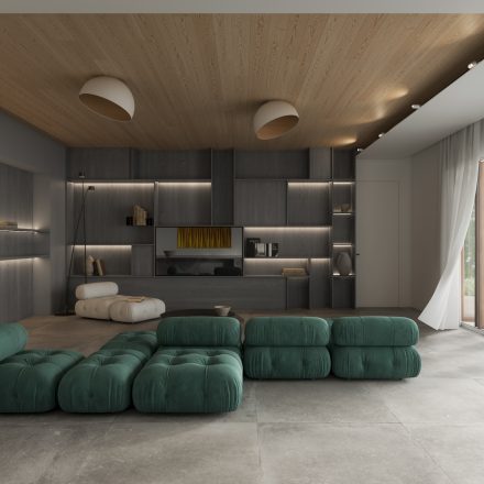 8 Private Residence Al-Shaab Living Room